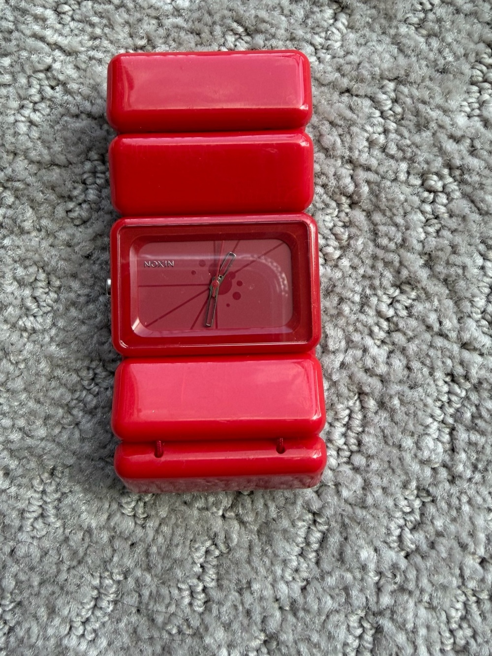 Nixon Red Gloss Resin Link Watch